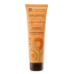 laSaponaria Acondicionador nutritivo con girasol y aguacate para cabellos secos y dañados - 150 ml