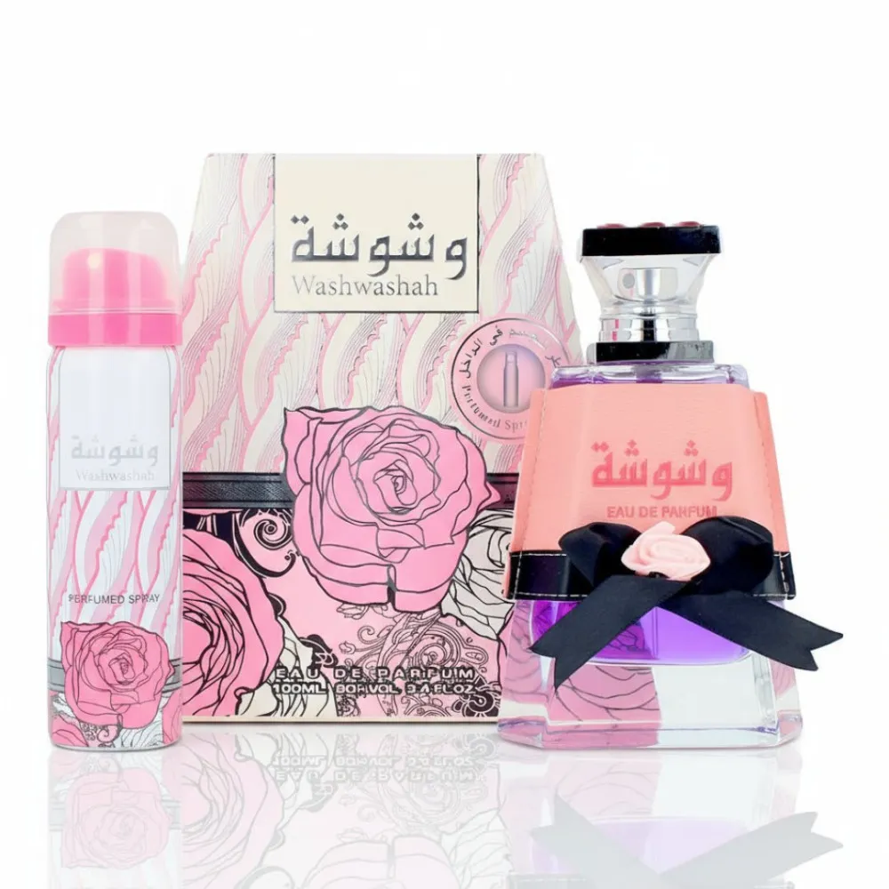 Washwashah agua de perfume para mujer 100 ml + desodorante en spray 75 ml
