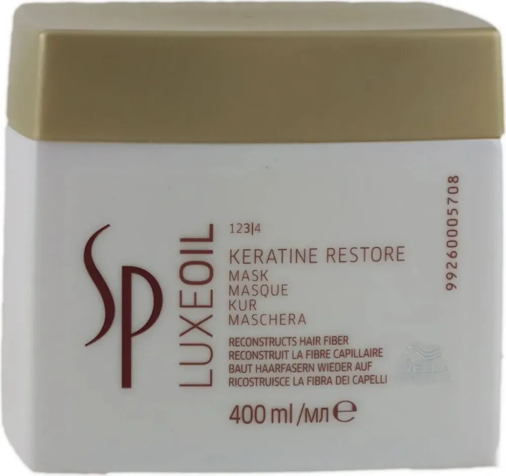 Professionals SP LuxeOil Keratin Restore Mask mascarilla nutritiva para el cabello 400 ml