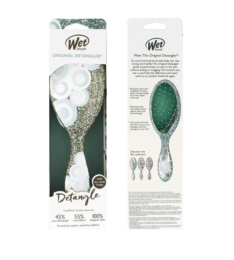 Original Detangler Groovy Disco cepillo para el cabello Turquesa
