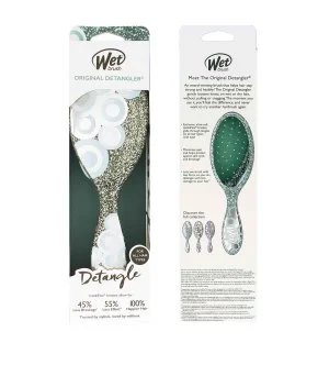 Wet Brush Original Detangler Groovy Disco cepillo para el cabello Turquesa
