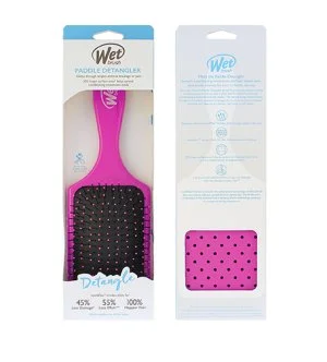 Wet Brush Paddle Detangler cepillo para el cabello rosa