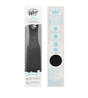 Wet Brush Cepillo desenredante para hombre cuero negro