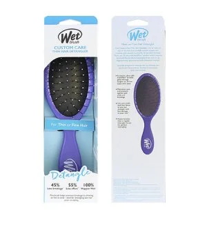 Wet Brush Custom Care Thin Hair Detangler cepillo para el cabello morado