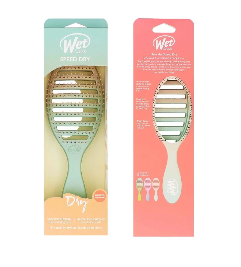 Speed Dry Feel Good cepillo para el cabello Ombre - Seafoam