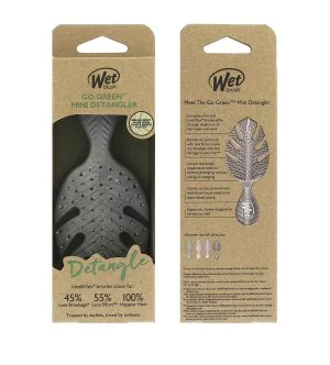 Wet Brush Go Green Mini Detangler cepillo para el cabello Gris