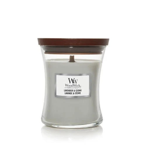 Lavender & Cedar vela aromática con mecha de madera 275 g