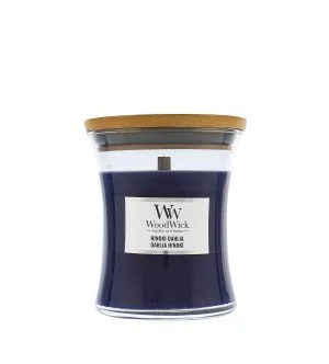 WoodWick Hinoki Dahlia vela perfumada con mecha de madera 275 g