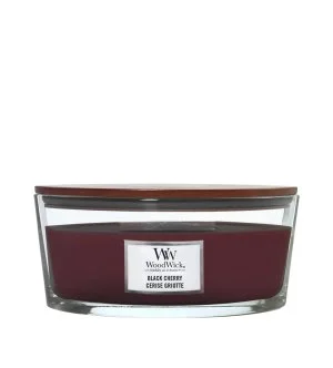 WoodWick Dark Cherry vela perfumada con mecha de madera 453,6 g
