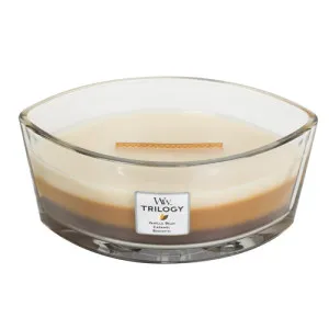 Vela aromática WoodWick Café Sweets con mecha de madera 453,6 g