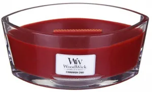 Vela aromática WoodWick Cinnamon Chai con mecha de madera 453,6 g