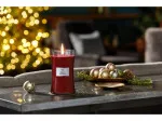 Vela aromática WoodWick Cinnamon Chai con mecha de madera 609,5 g