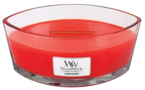 WoodWick Crimson Berries vela perfumada con mecha de madera 453,6 g