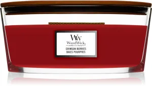 WoodWick Crimson Berries vela perfumada con mecha de madera 453,6 g