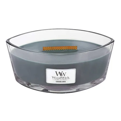 WoodWick Evening Onyx vela perfumada con mecha de madera para mujeres