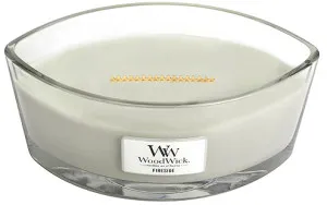 Vela aromática WoodWick Fireside con mecha de madera 453,6 g