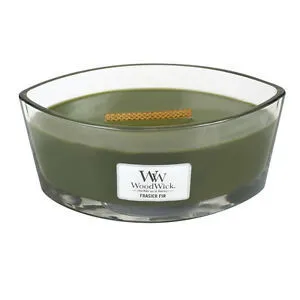 Vela perfumada WoodWick Frasier Fir con mecha de madera 453,6 g