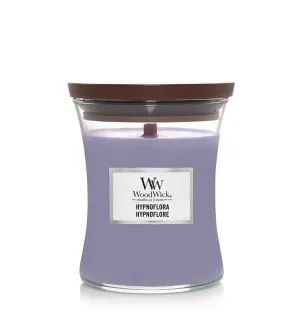 Woodwick Hypnoflora vela perfumada con mecha de madera 275 g