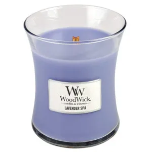 WoodWick Lavender Spa vela perfumada con mecha de madera para mujeres