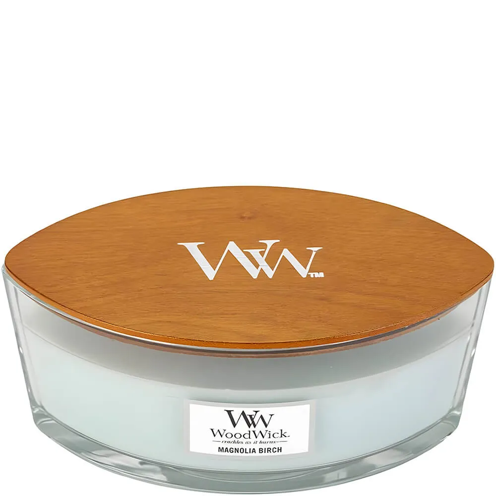 Magnolia Birch vela perfumada con mecha de madera 453,6 g