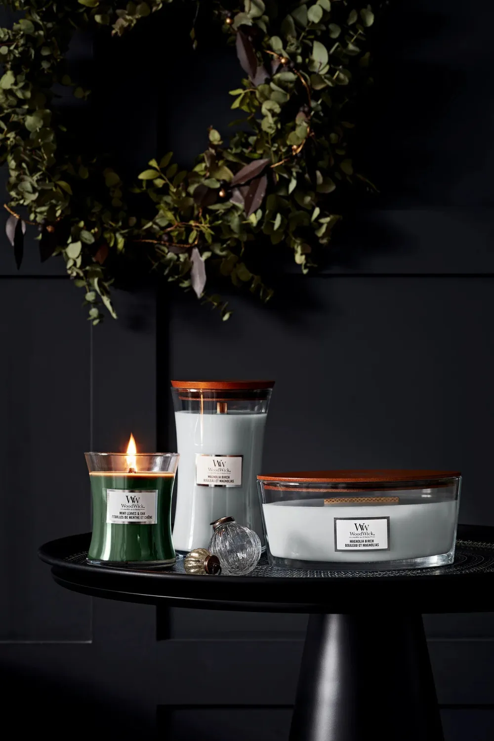 Magnolia Birch vela perfumada con mecha de madera 453,6 g