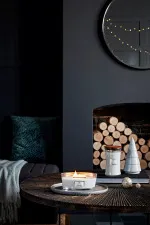 Magnolia Birch vela perfumada con mecha de madera 453,6 g