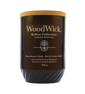 WoodWick ReNew Cherry Blossom & Vanilla vela grande 368 g