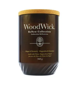 Vela grande WoodWick ReNew Ginger & Turmeric 368 g