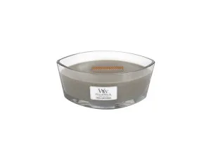 Vela perfumada WoodWick Sand & Driftwood con mecha de madera 453,6 g