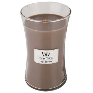 Vela perfumada WoodWick Sand & Driftwood con mecha de madera 609,5 g