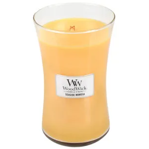 Vela aromática WoodWick Seaside Mimosa con mecha de madera 609,5 g