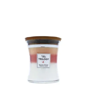 WoodWick Trilogy Blooming Orchard vela aromática con mecha de madera para hombres