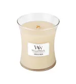 Vela perfumada WoodWick Vanilla Bean con mecha de madera 275 g