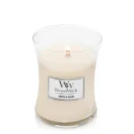 Vela perfumada WoodWick Vanilla Bean con mecha de madera 275 g