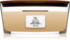 Vela perfumada WoodWick Vanilla Bean con mecha de madera 453,6 g