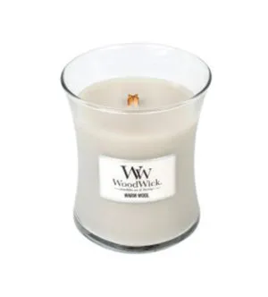 WoodWick Warm Wool vela perfumada con mecha de madera para mujeres