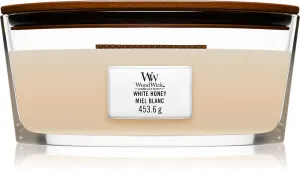 Vela aromática WoodWick White Honey 453,6 g