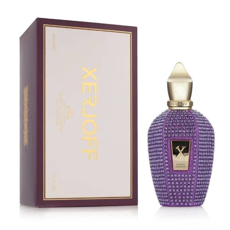 " V " Purple Accento Crystal Edition agua de perfume unisex 100 ml