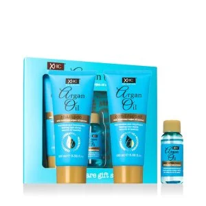 Xpel Set de regalo de aceite de argán Champú 100 ml + Acondicionador 100 ml + Sérum capilar