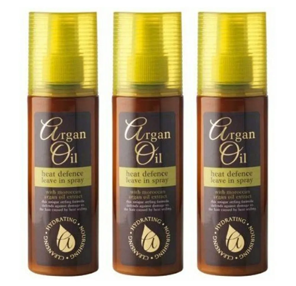 Spray de protección térmica sin aclarado con aceite de argán 150 ml