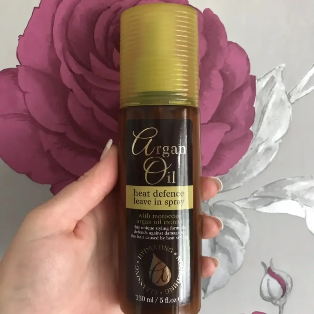 Spray de protección térmica sin aclarado con aceite de argán 150 ml