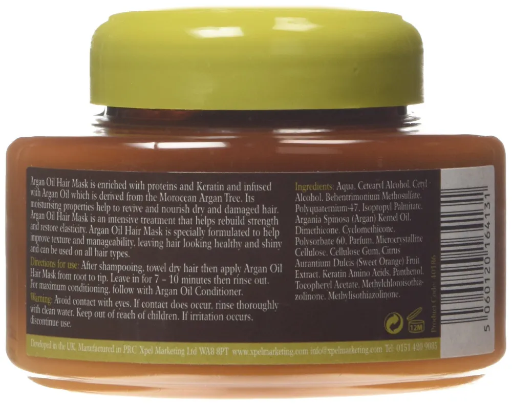 Argan Oil mascarilla capilar nutritiva con aceite de argán 220 ml