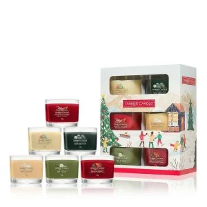 Yankee Candle Set de regalo de 6 mini velas votivas en vaso