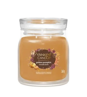 Yankee Candle Pumpkin Cinnamon Swirl vela Signature mediana 368 g