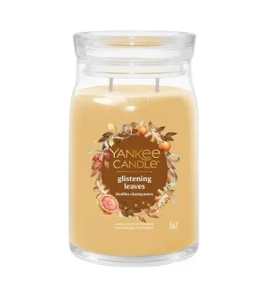 Yankee Candle Glistening Leaves vela Signature grande 567 g