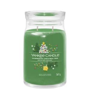 Yankee Candle Vela grande Shimmering Christmas Tree Signature 567 g