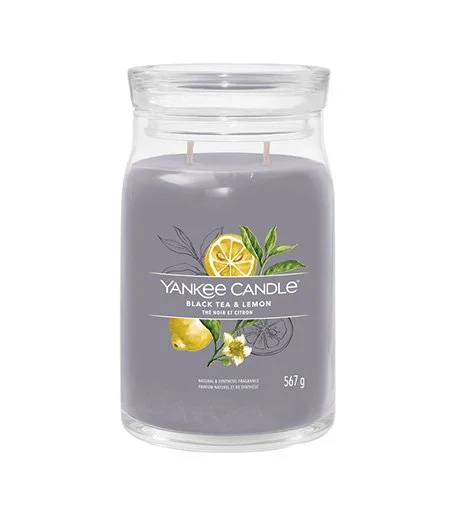 Black Tea & Lemon vela perfumada grande 567 g