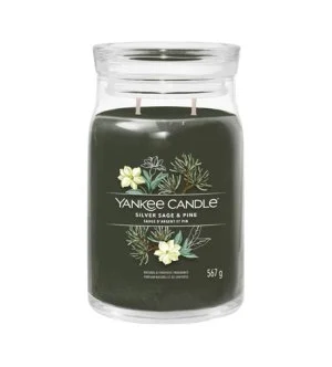 Yankee Candle Silver Sage & Pine vela signature grande 567 g