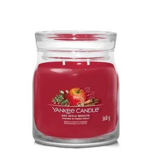 Yankee Candle Red Apple Wreath vela signature mediana 368 g