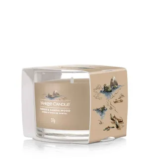 Yankee Candle Amber & Sandalwood vela votiva en vidrio 37 g